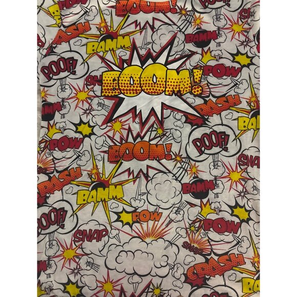 Comic Book Print T-Shirt By Prime Threads S Boom Bamb Pow - Picture 3 of 9